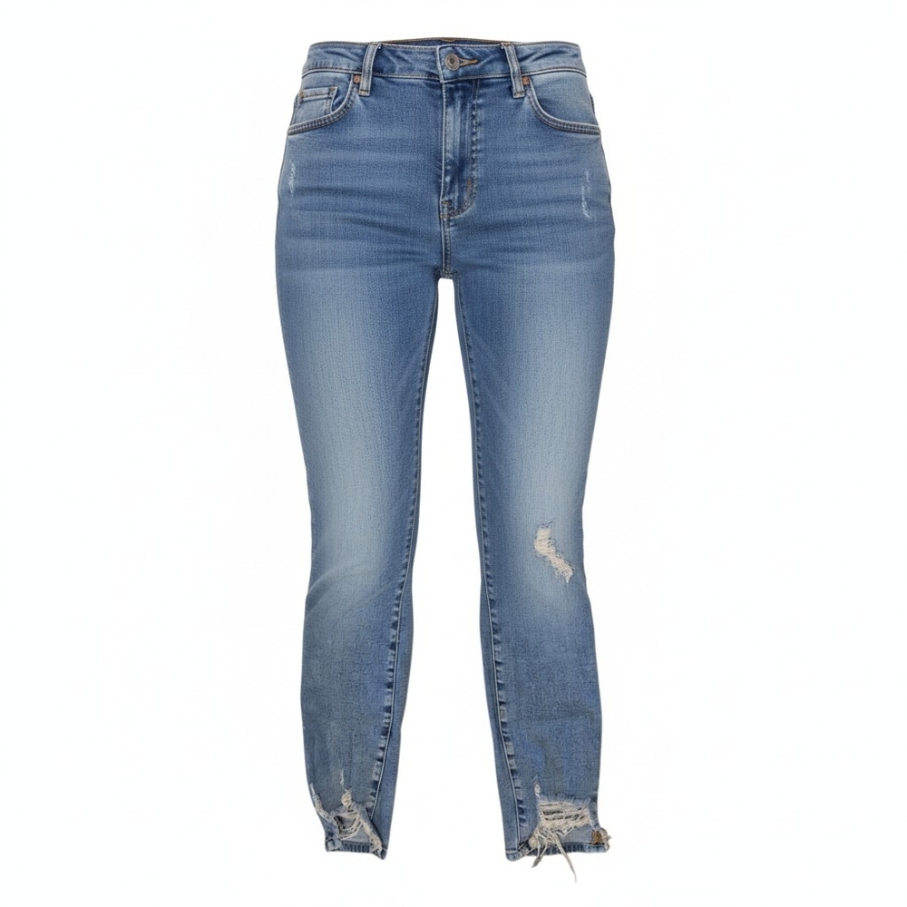 Women’s High-Rise Distressed Skinny Jeans - Blue